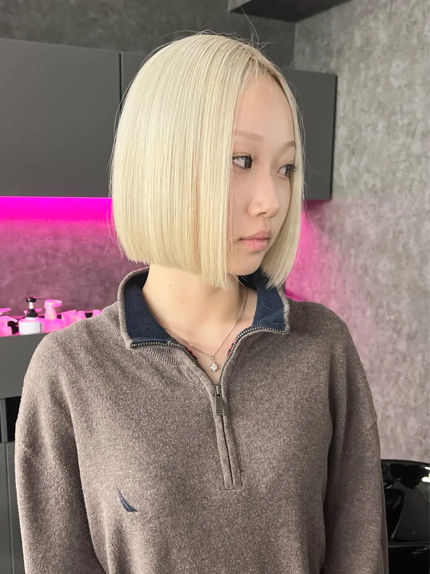 ケアブリーチ+カラー+カット¥30400→¥20000の写真