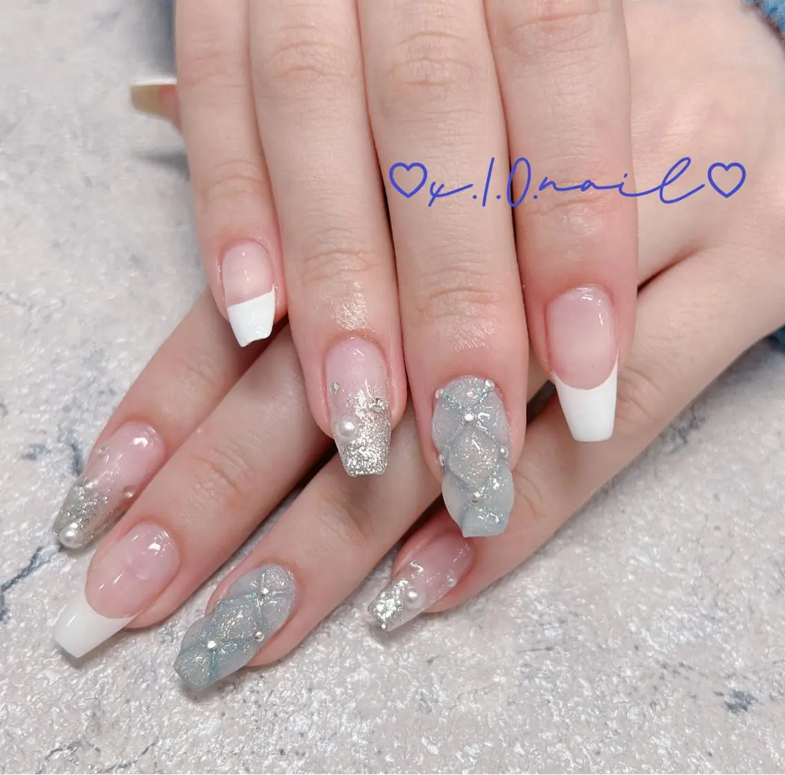 ネイル アニマル柄 アートネイル ニュアンスネイル ネイルチップ ハンドネイル x.1.0.nail ♡Cのネイルデザイン