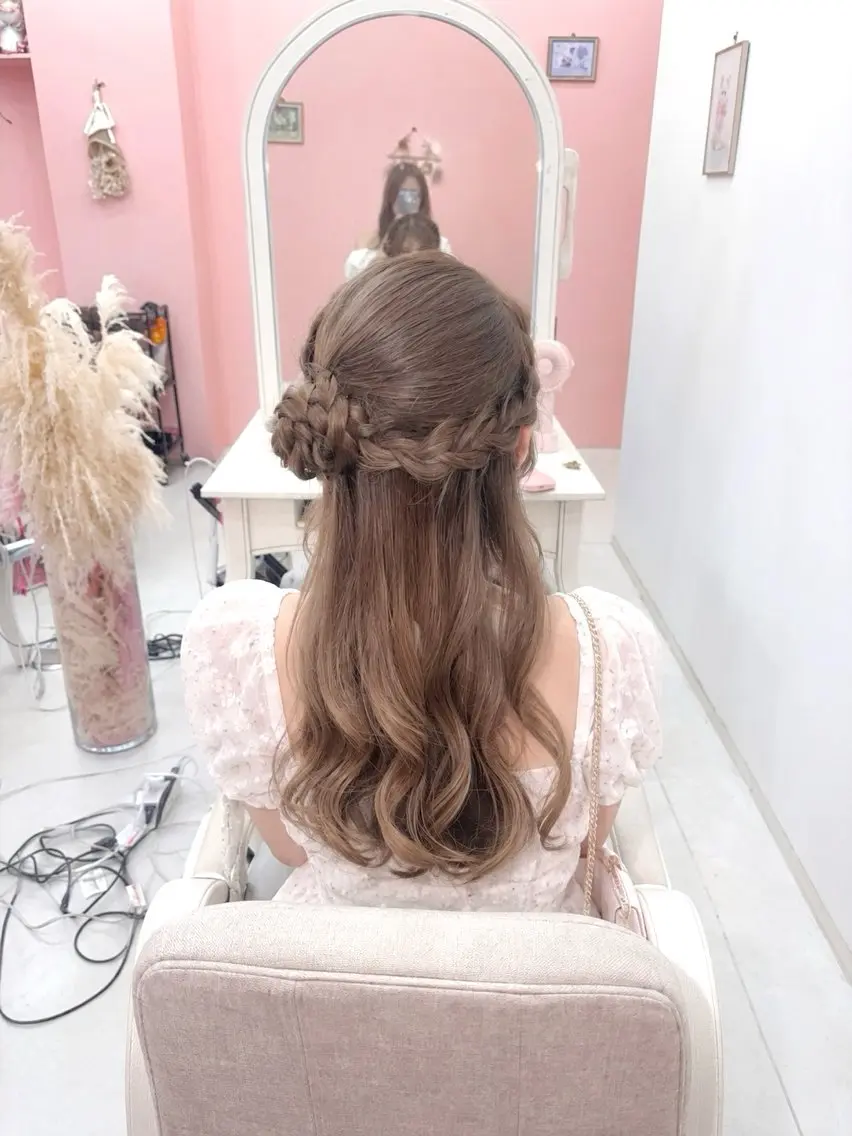 ヘアアレンジ ヘアセット 韓国ヘア🎀マイカ｜ 新大久保のヘアスタイル
