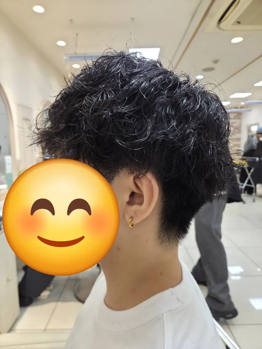 ショート メンズ パーマ 波巻きパーマ カット パーマ メンズパーマ/矯正 /カット/樋口捷🔥のヘアスタイル