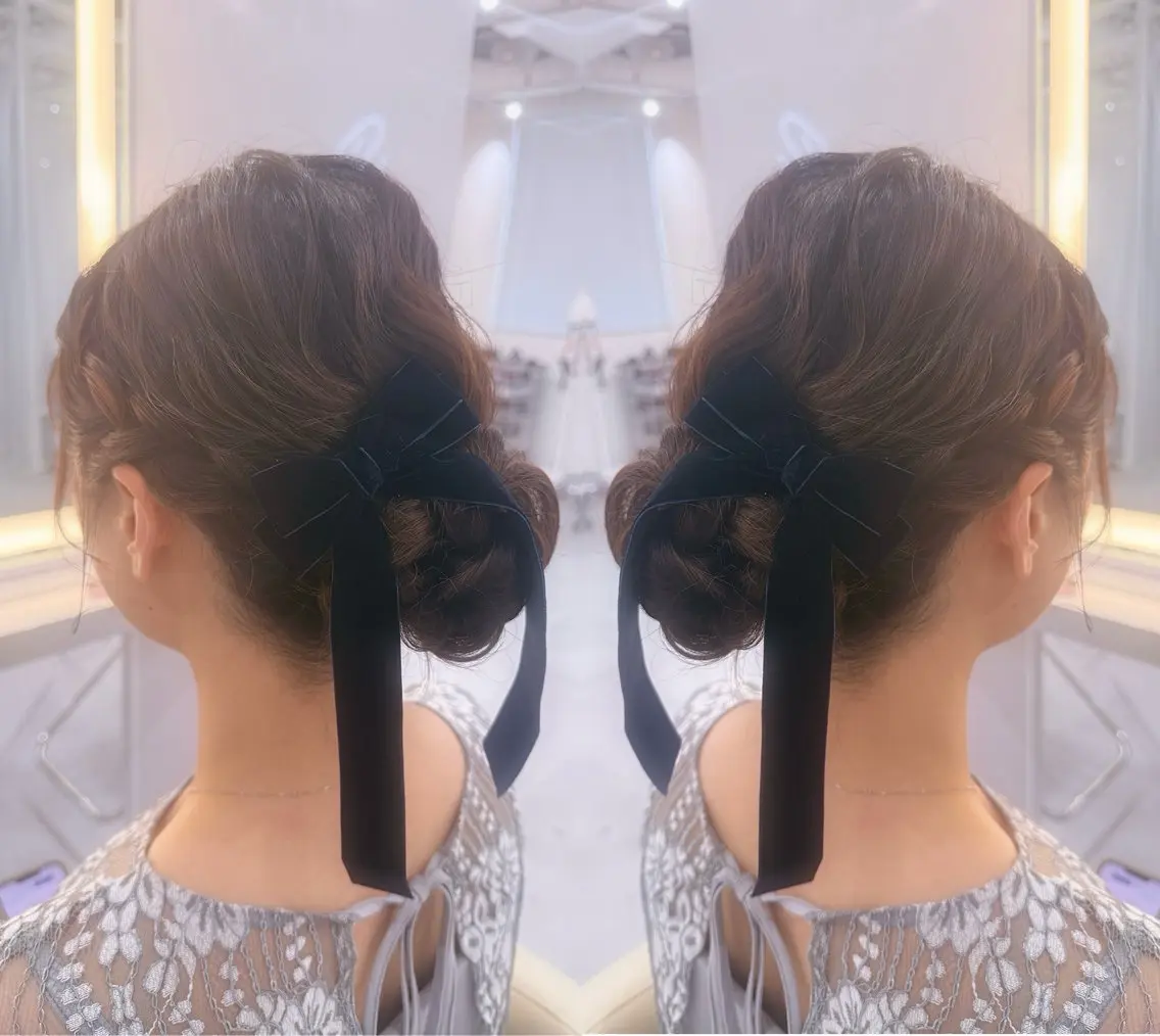 ヘアアレンジ ヘアセット 🤍AIRA🤍のヘアスタイル