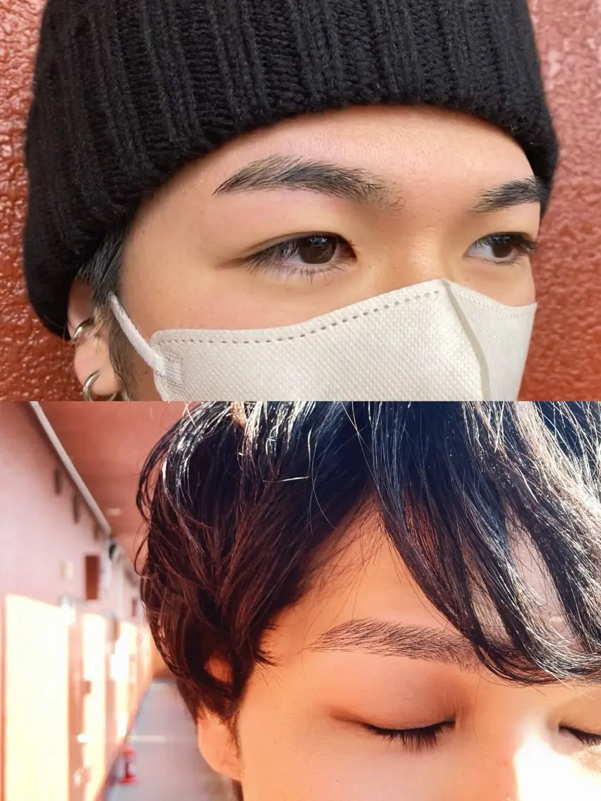 メンズ アイブロウ ワックス脱毛 眉カット その他(アイブロウ) salon de beauteJoieのマツエク・マツパデザイン