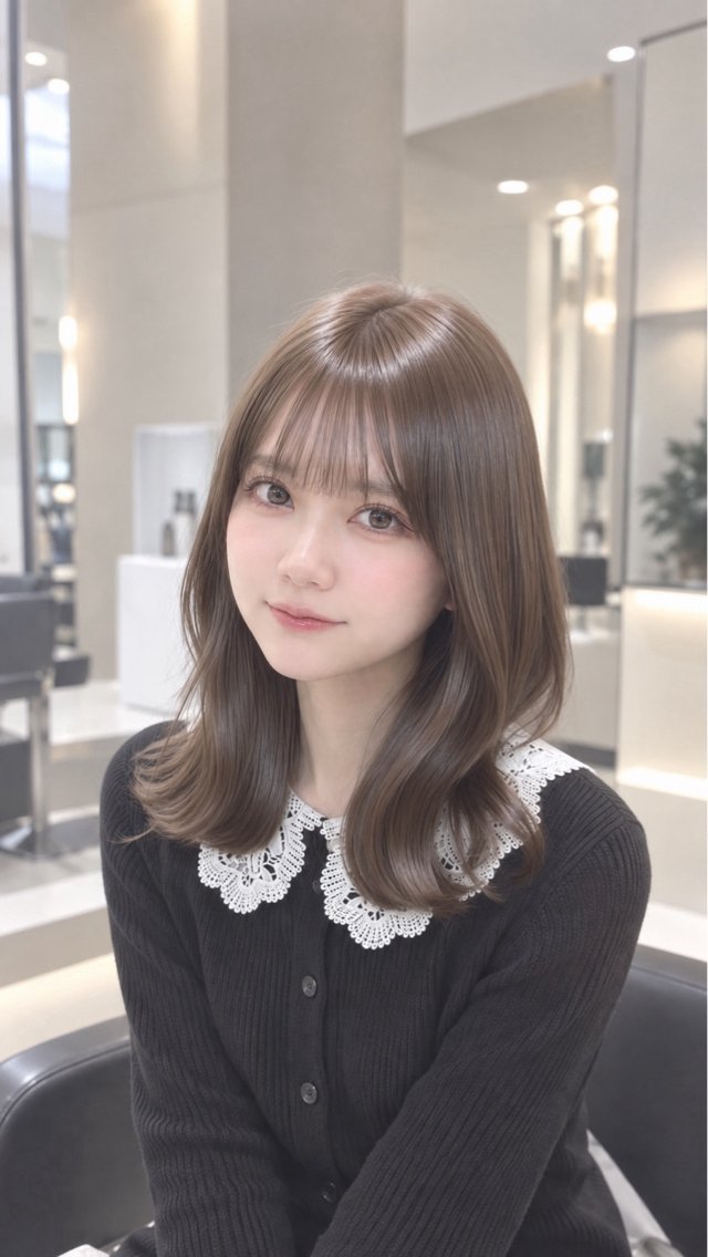ミディアム ゆうま🌈艶髪カラー 🫧髪質改善のヘアスタイル