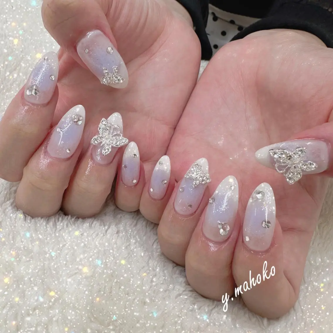ネイル ハンドネイル パラジェル有/ 長さだし/mahoのネイルデザイン