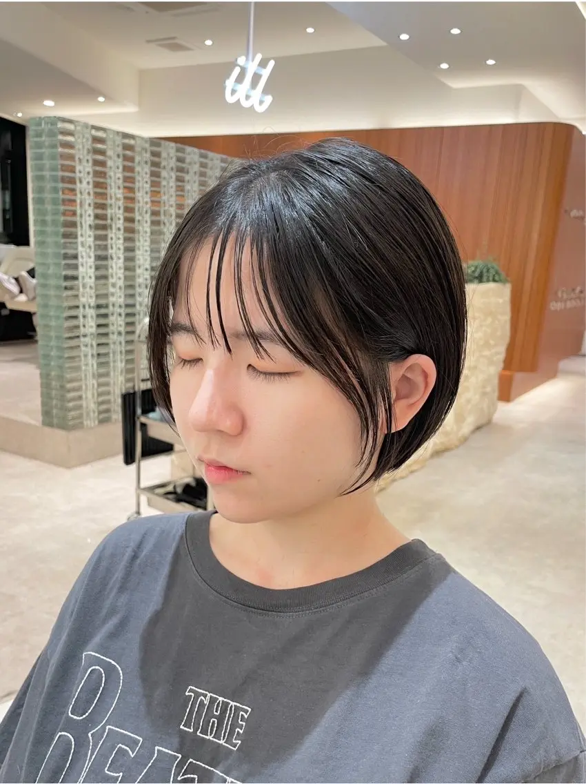 ショート カラー カット ヘアカラー トリートメント 【渋谷】ボブ・ レイヤーボブ特化✂︎のヘアスタイル