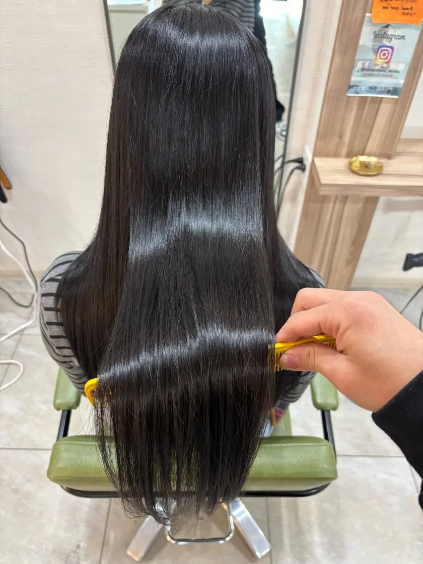 ロング カット トリートメント OluOlu (オルオル)布川恭大のヘアスタイル