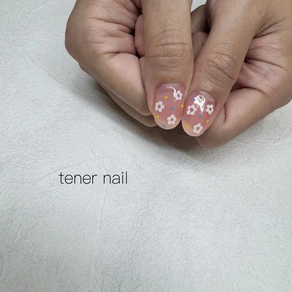 ネイル フラワーネイル ハンドネイル テネルネイル tener nailのネイルデザイン
