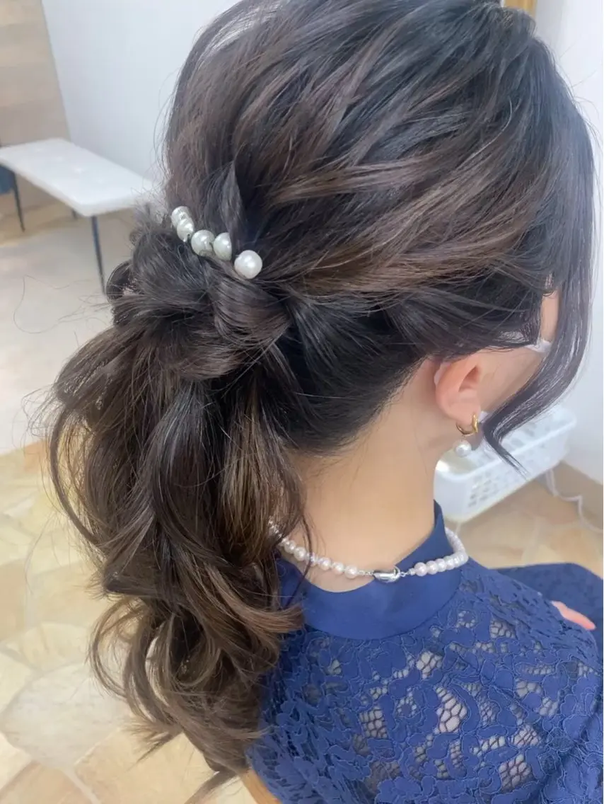 ヘアアレンジ ヘアセット g.💄 ヘアメイク&マツパのヘアスタイル