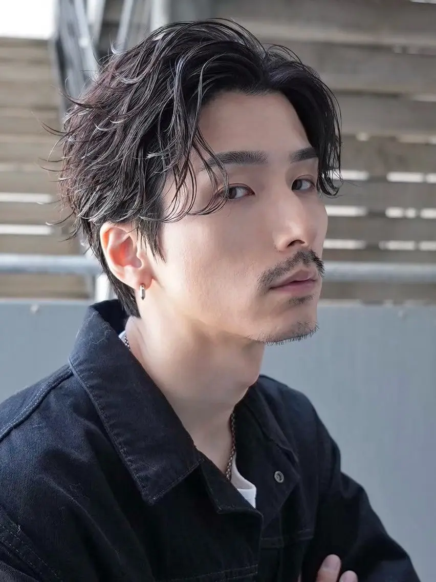 パーマ メンズ カット パーマ 安藤幹人 メンズパーマのヘアスタイル