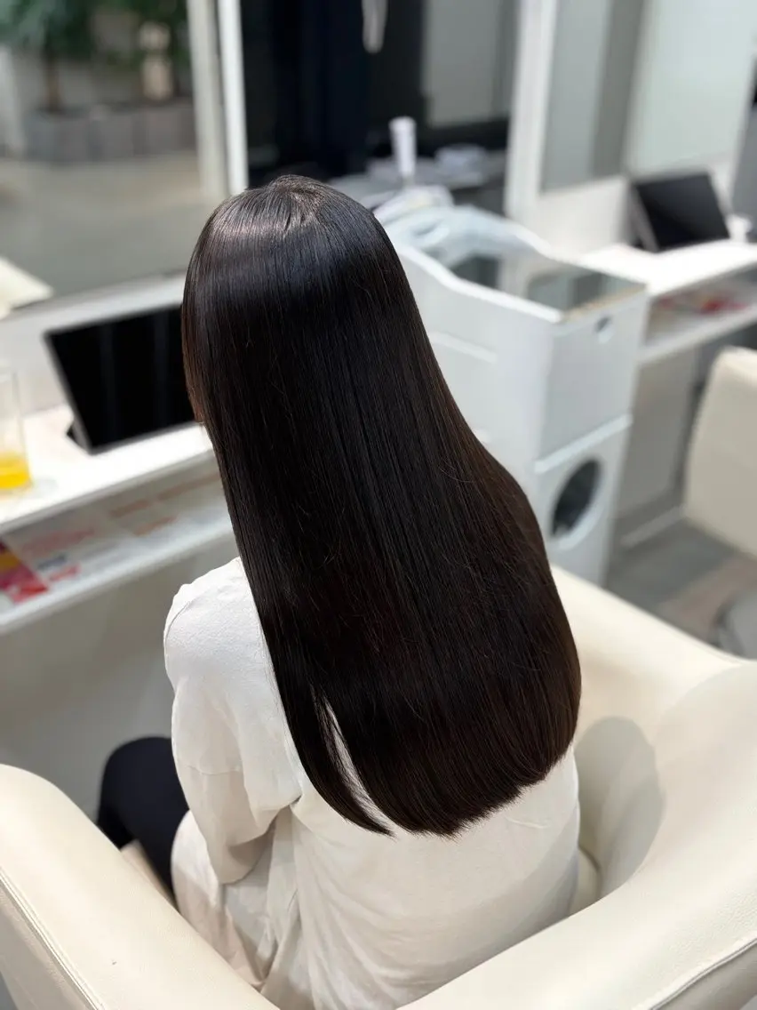 ロング ヘアカラー asterisk 優羽のヘアスタイル