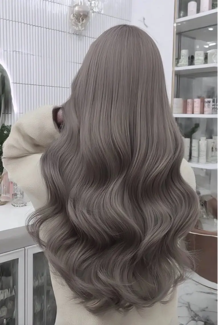 ロング カラー ヘアカラー ハイトーンカラー が絶対可愛い✨泰聖✨のヘアスタイル