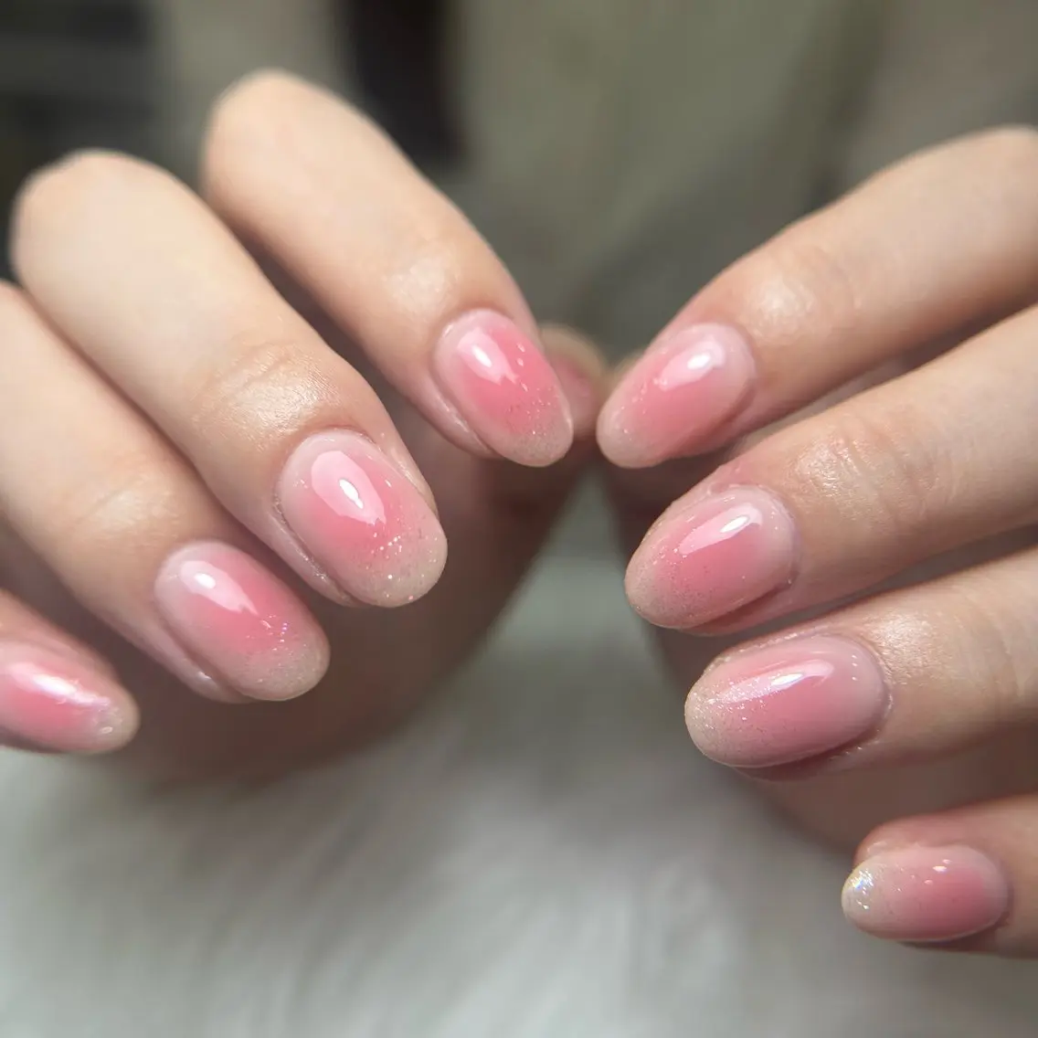 ネイル フレンチネイル グラデーション 韓国ネイル マグネットネイル シンプルネイル CoMo Nailのネイルデザイン