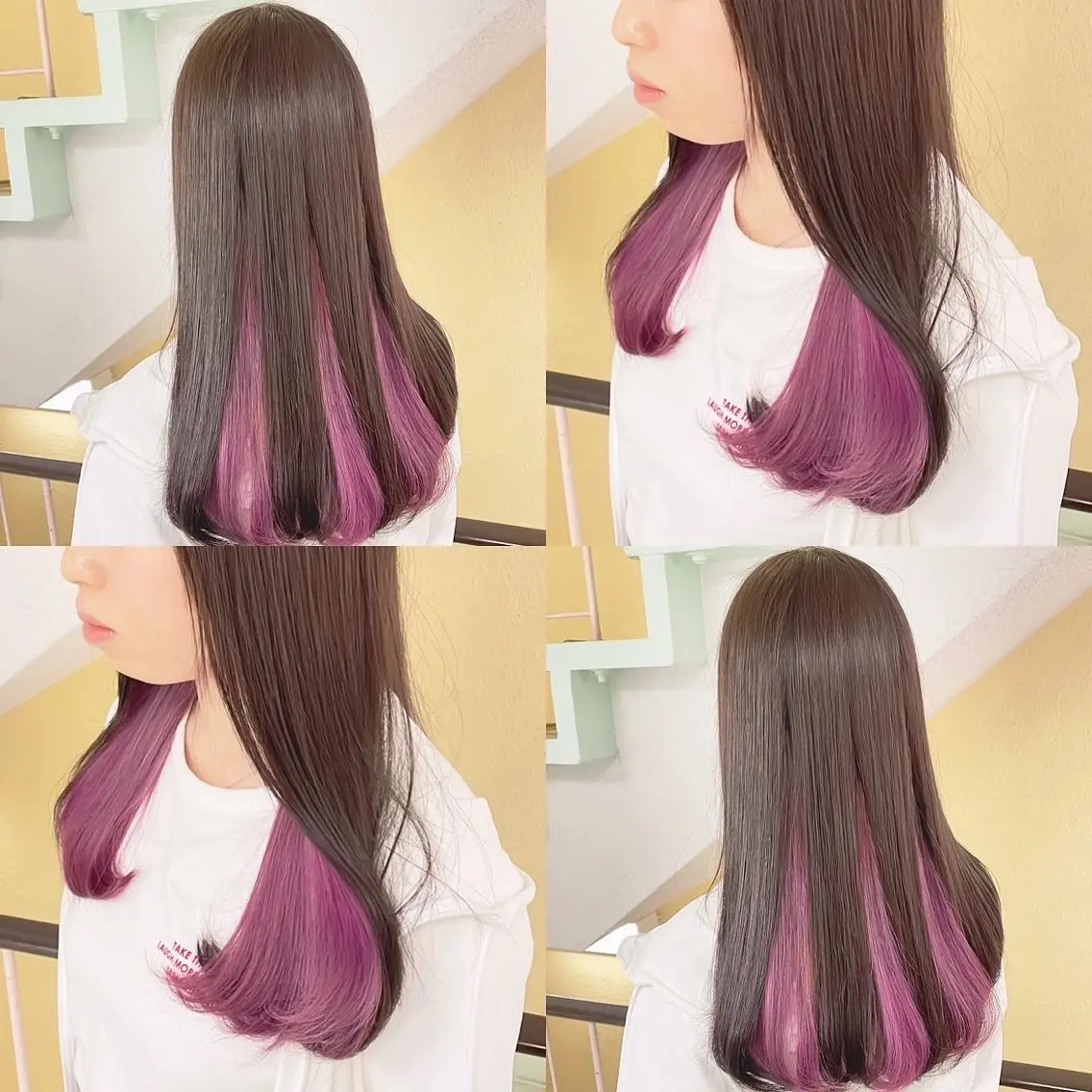 カラー ヘアカラー トリートメント 渋谷:インナーカラー /🍒エリカ🍒のヘアスタイル