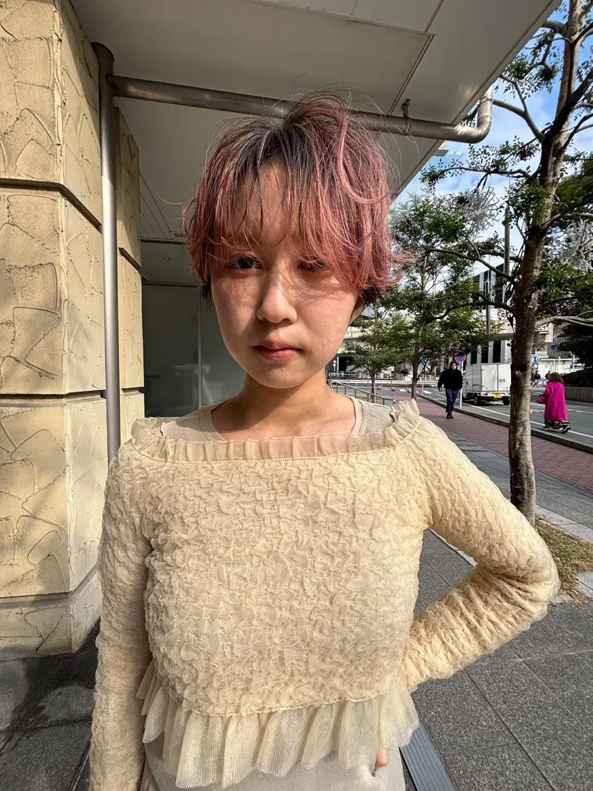 ショート saya/似合わせ /透明感カラーのヘアスタイル