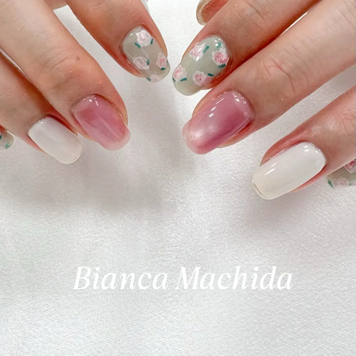 ネイル ハンドネイル Bianca 🌟 yanagihasiのネイルデザイン