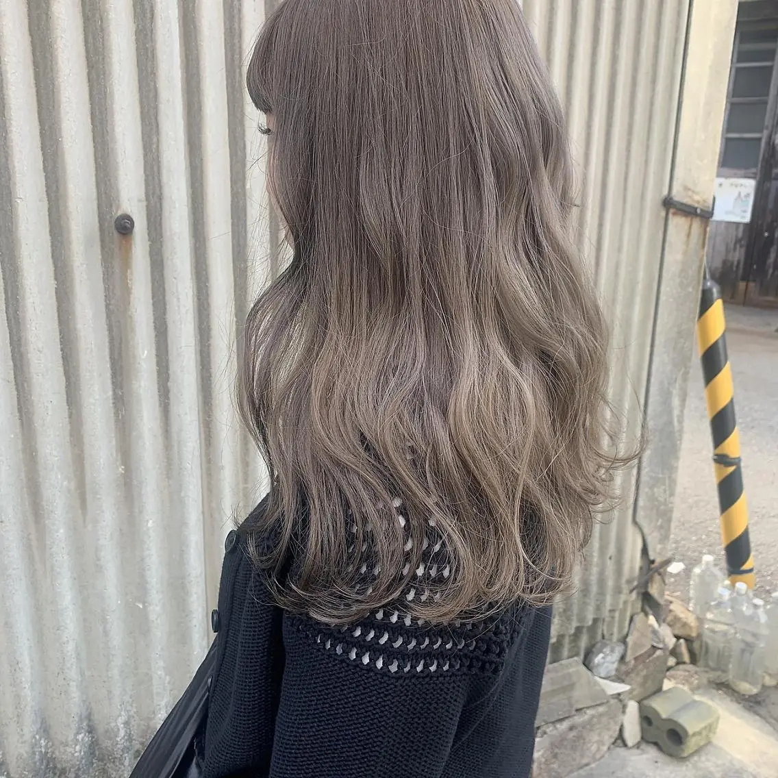 セミロング 【ブリーチ髪質改善 パーマ】宮田浩章のヘアスタイル
