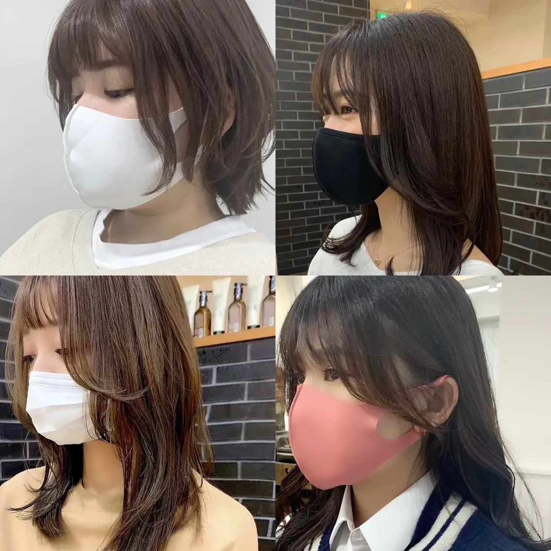 セミロング カラー パーマ ヘアアレンジ メンズ キッズ ネイル マツエク・マツパ レイヤーカット/ 巻ける縮毛矯正のヘアスタイル