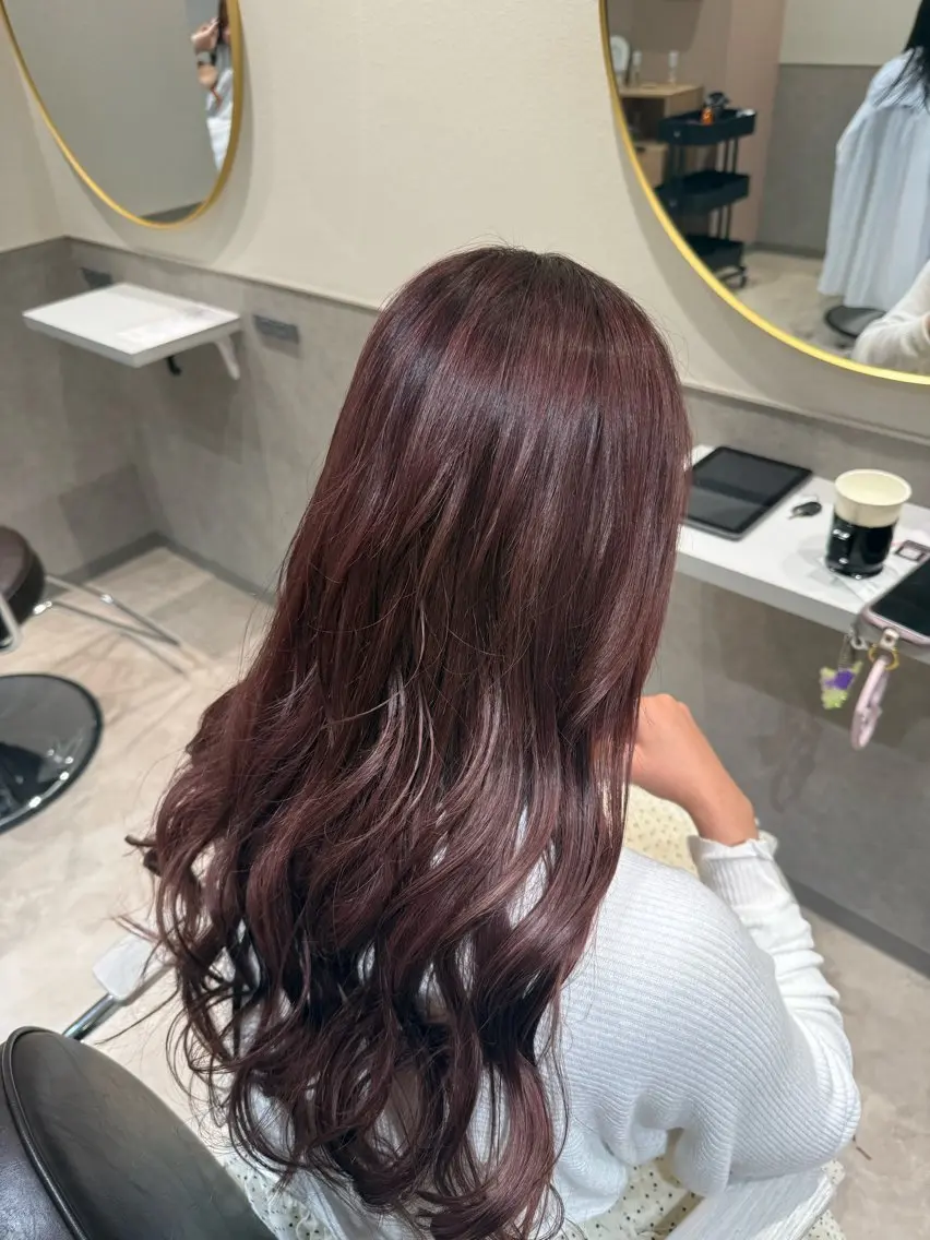 セミロング カラー ヘアカラー トリートメント 髪質改善カラー/銀座 /縮毛矯正/森田のヘアスタイル