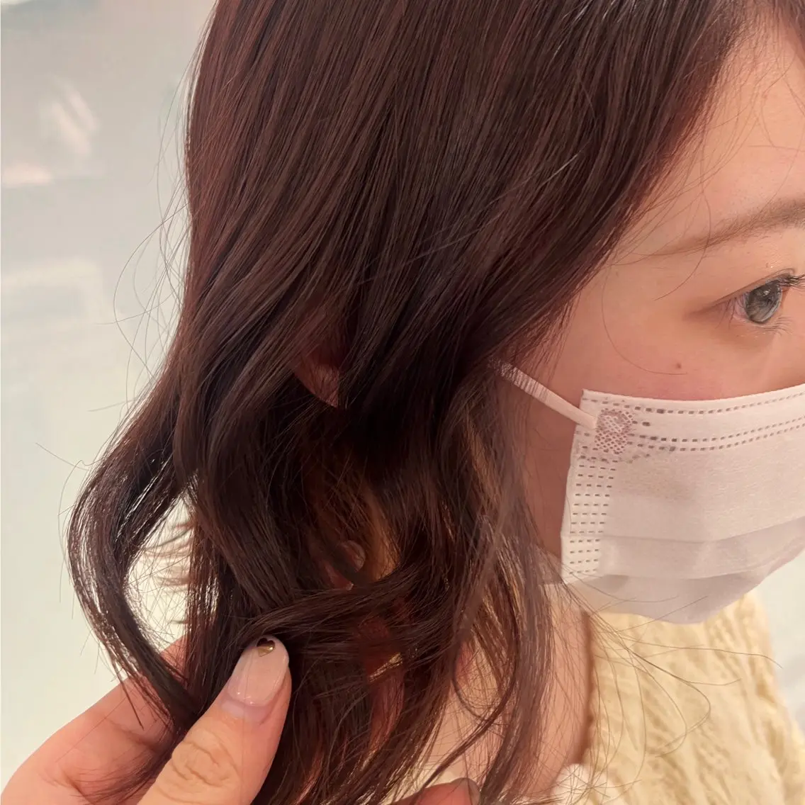 ミディアム カラー ピンクカラー ヘアカラー 🌸銀座No.1パー マ🌸いでいあやのヘアスタイル