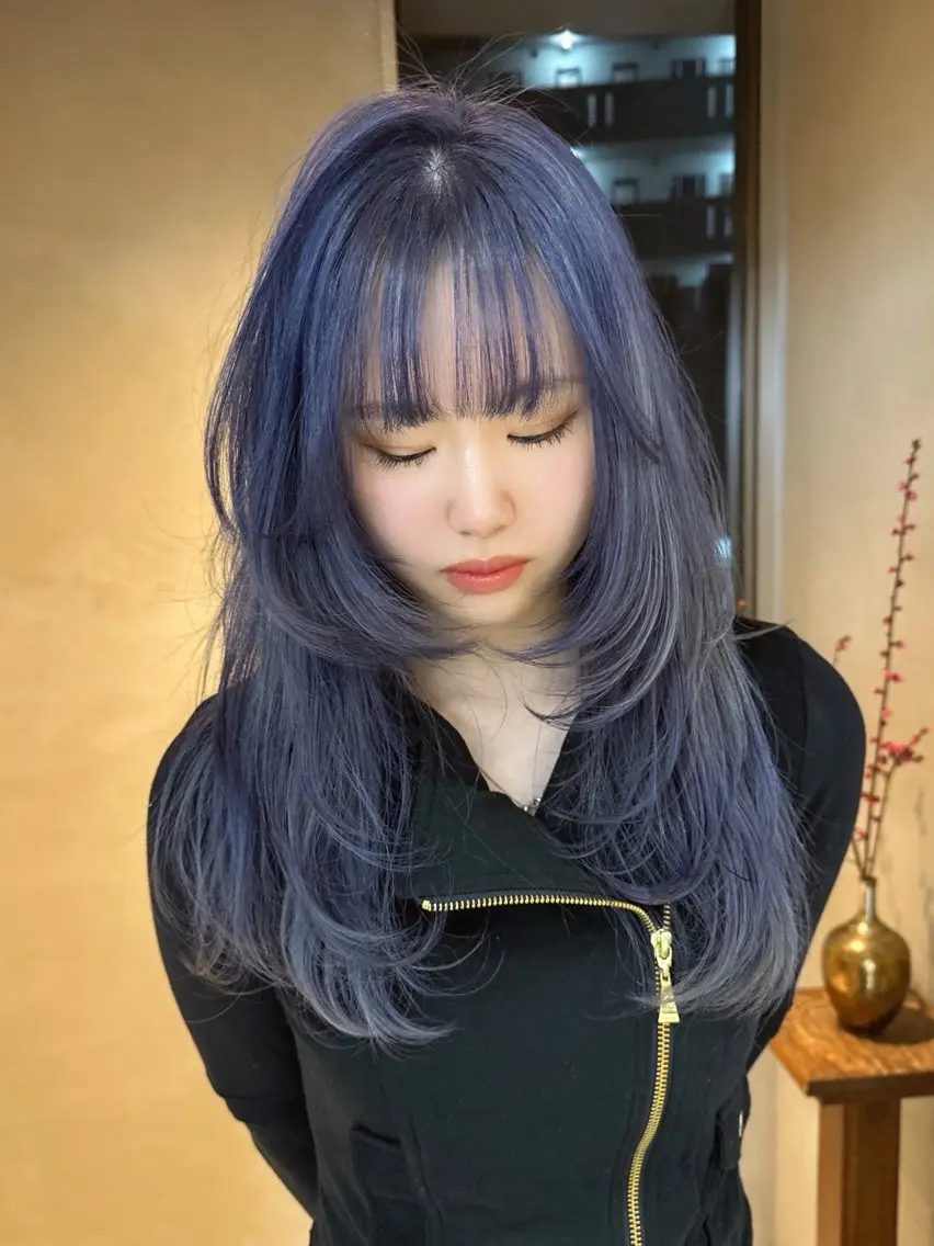 ロング ヘアカラー ケアブリーチ ヒナミ名古屋/御器所のヘアスタイル
