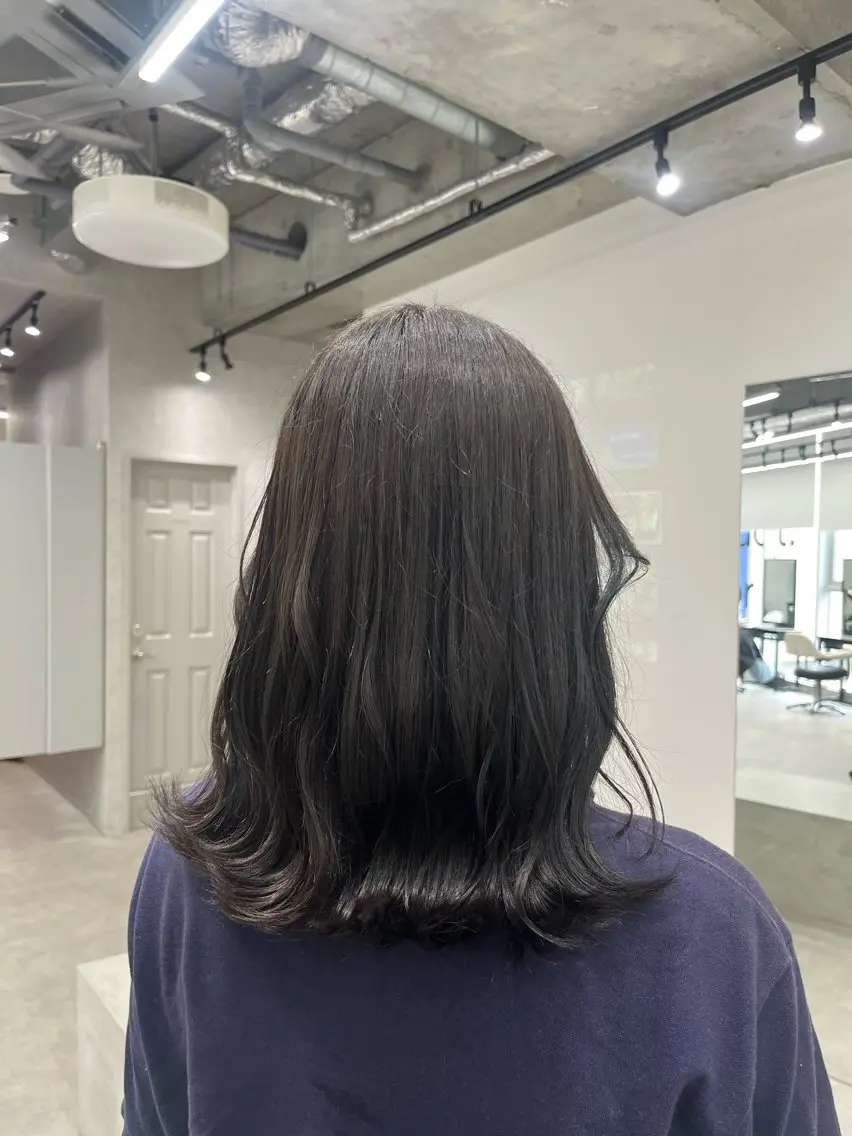 【ブリーチなし】ワンカラー🩶🩶の写真