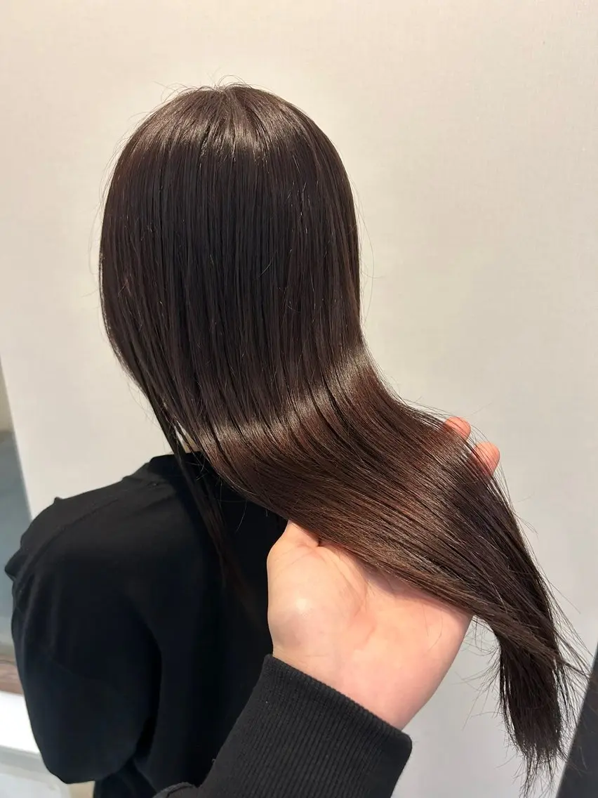 カラー ベージュカラー ピンクカラー ピンクベージュ 田野 安慈のヘアスタイル