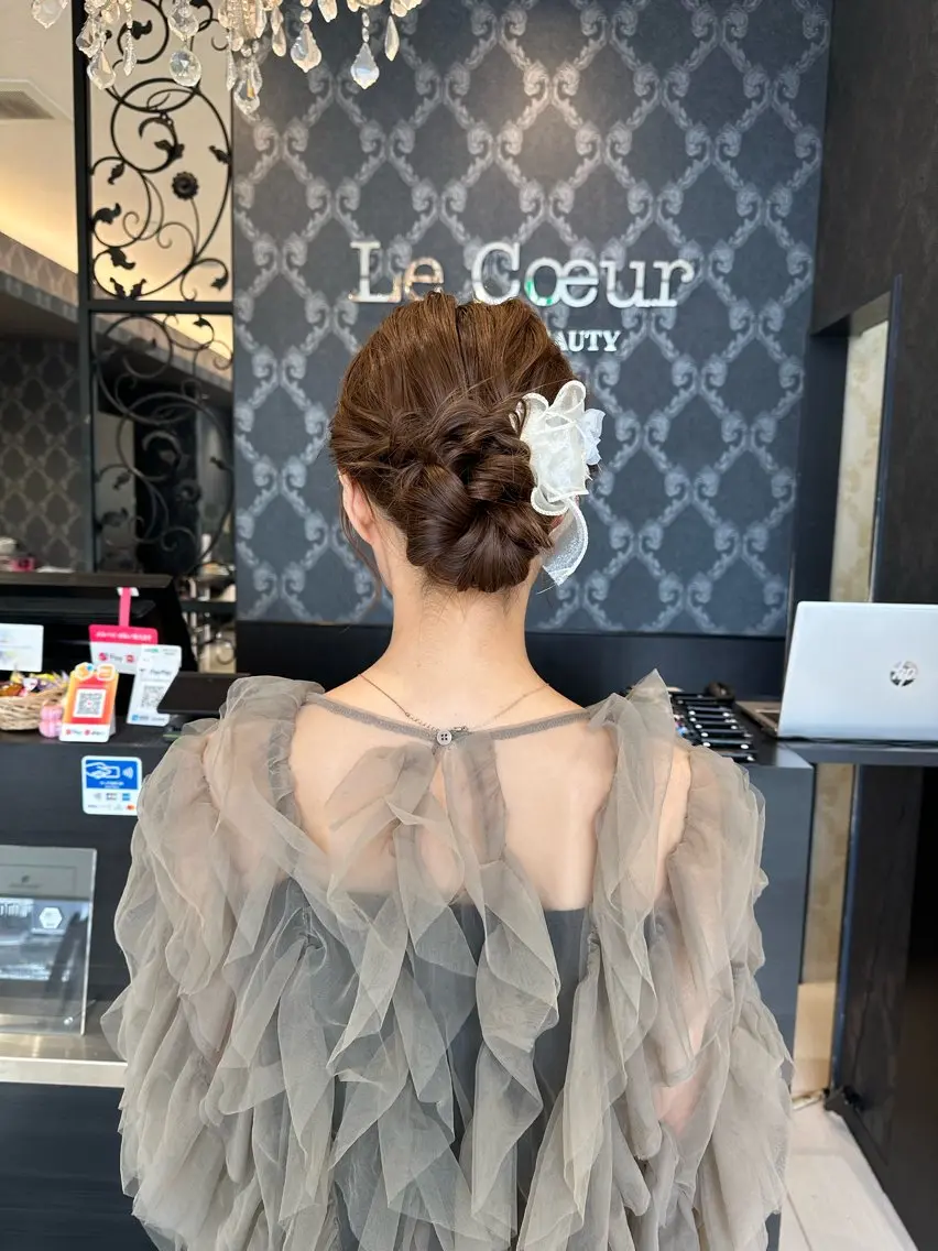 ヘアアレンジ 大口 楓のヘアスタイル