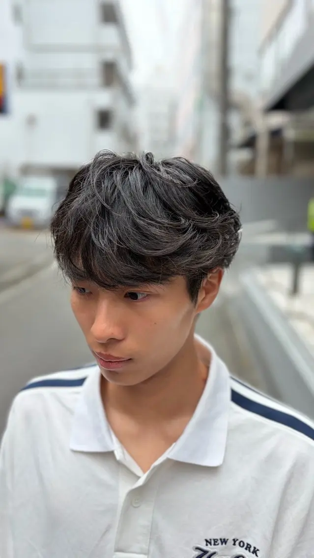メンズ マッシュ 加藤 滉晴のヘアスタイル