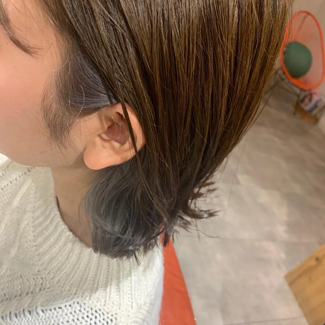 ミディアム カラー yamauchi mikuのヘアスタイル