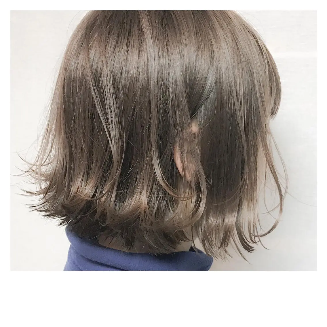ショート カラー ボブ 外ハネヘア 酸性縮毛矯正 店長浅野太郎のヘアスタイル