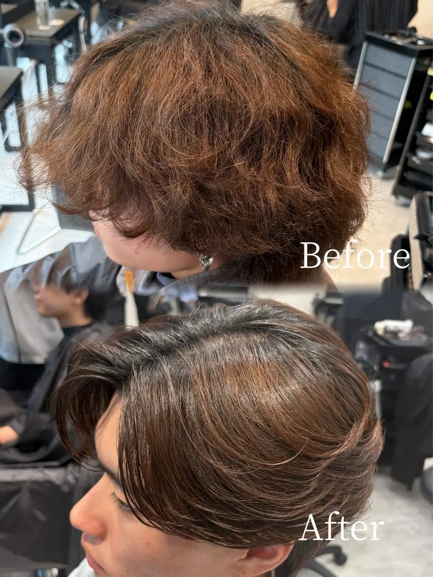 メンズ カット 縮毛矯正 🍒KUMAGAI 🍒のヘアスタイル