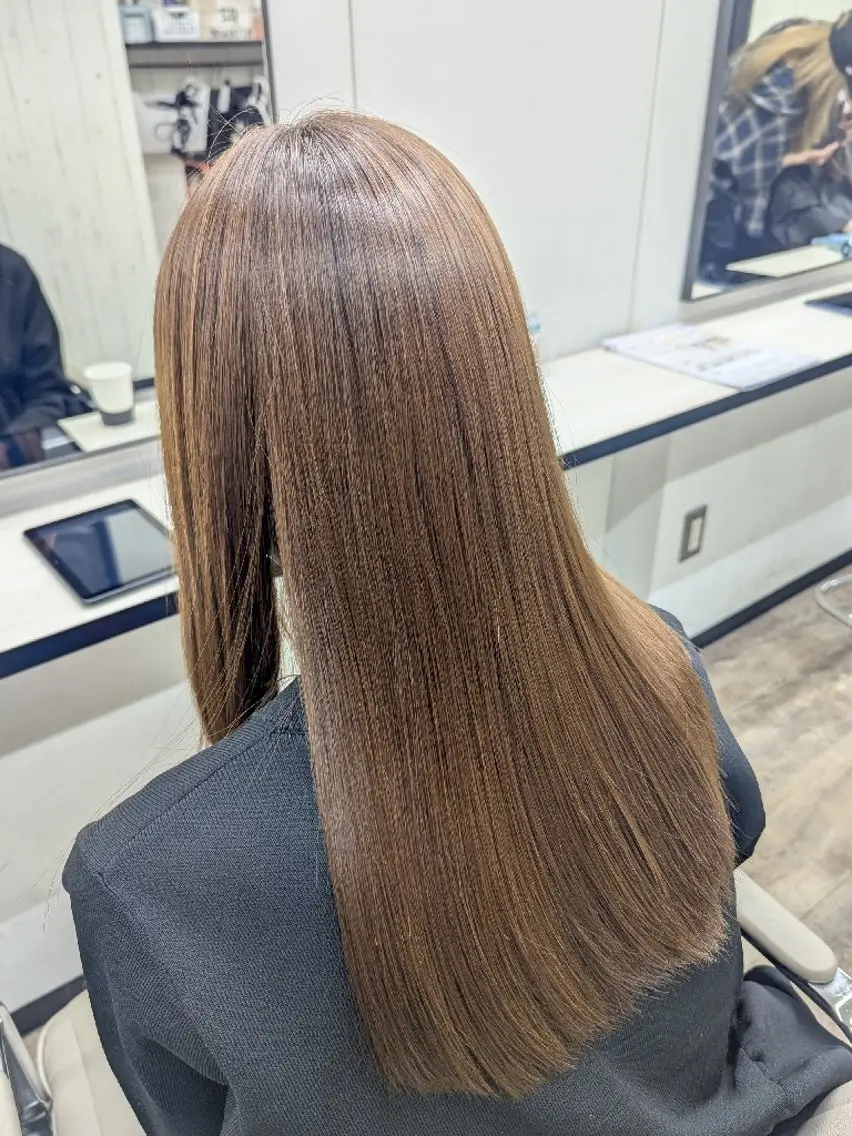 ロング カラー 髪質改善 縮毛矯正 トリートメント 🌼 AIKO🌼のヘアスタイル