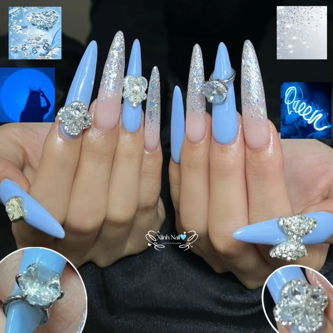 ネイル チークネイル 桜ネイル 長さ出し フットネイル ジェルネイル ハンドネイル XIINH NAIL SALONのネイルデザイン