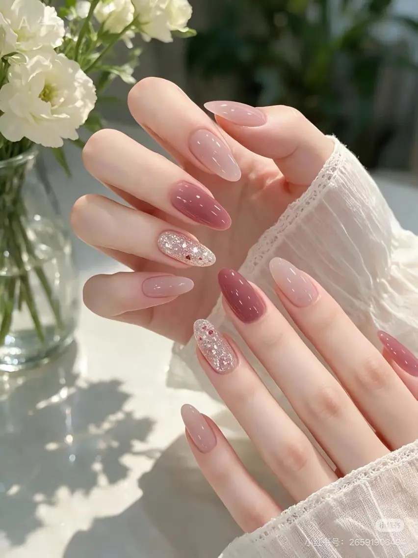 ネイル オーロラネイル チークネイル フットネイル フレンチネイル ジェルネイル NEW NAIL💞 Ka Kaのネイルデザイン