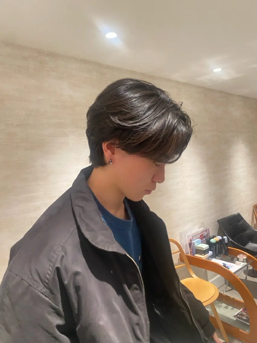 ショート パーマ メンズ メンズパーマ カット パーマ 🫧Miyu カットモデル募集🫧のヘアスタイル