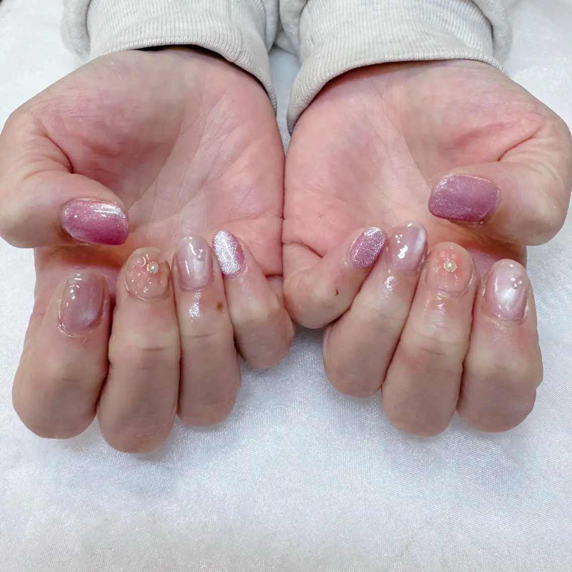 ネイル マグネットネイル ぷっくりネイル maruyasu. yのネイルデザイン