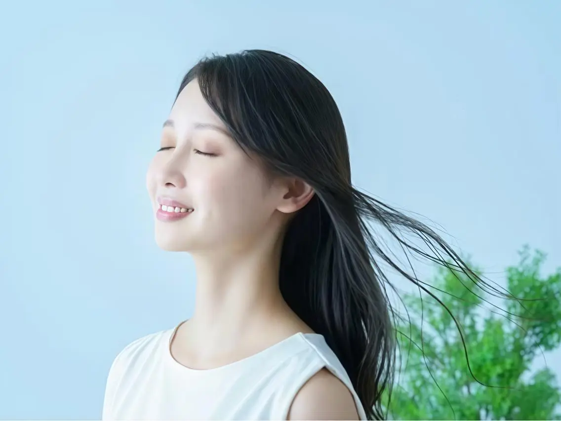 ロング全体染め[シャンプー＆セルフブロー付き]の写真