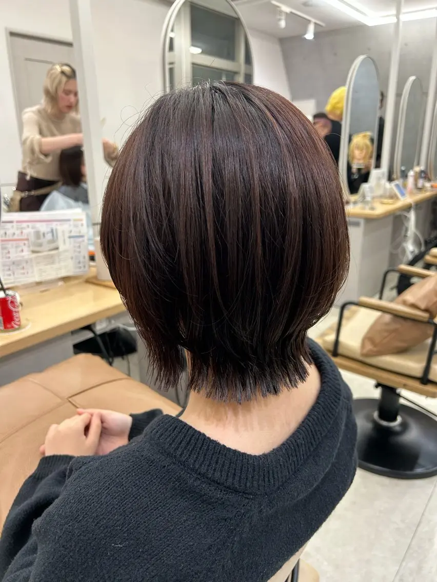 ショート ボブレイヤー ボブ レイヤーカット レイヤー/指名No. 1池袋美容師♡ゆいかのヘアスタイル