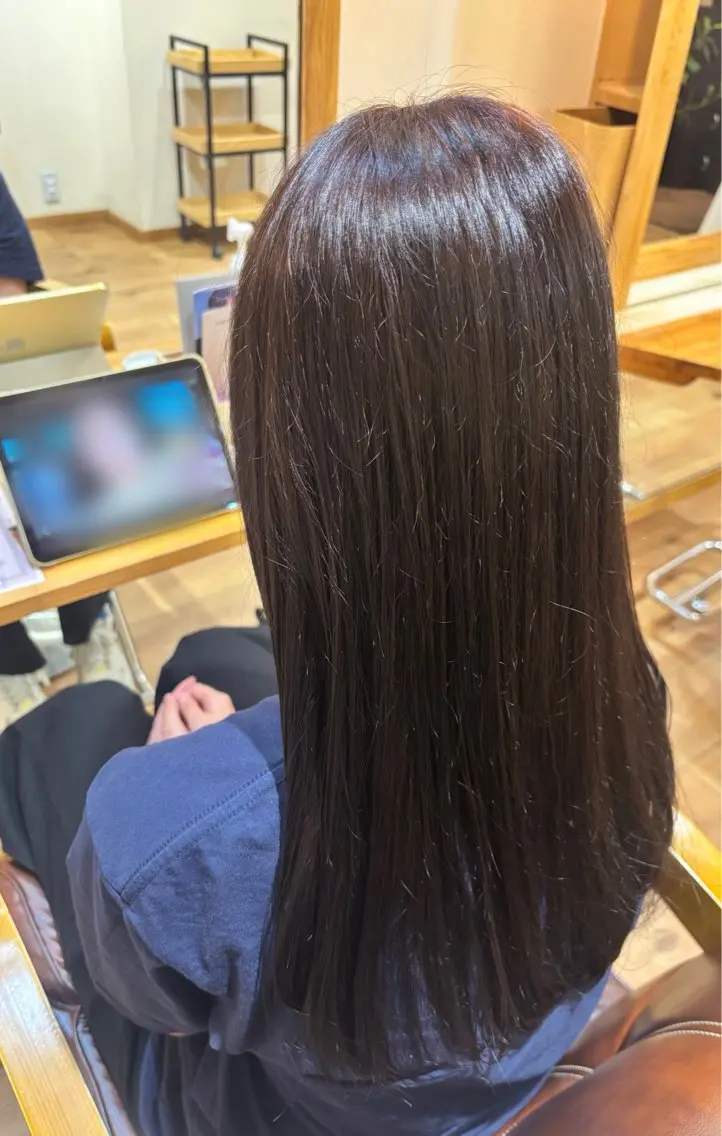ロング カラー オオバ マイカのヘアスタイル