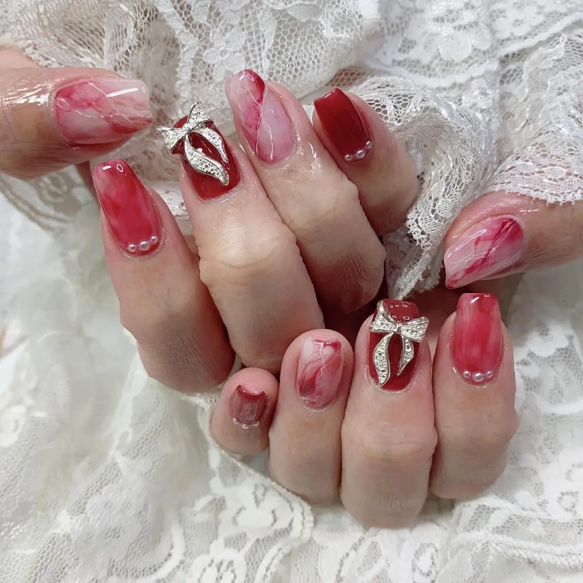 ネイル ハンドネイル La neige* yuki 🐩🌙のネイルデザイン