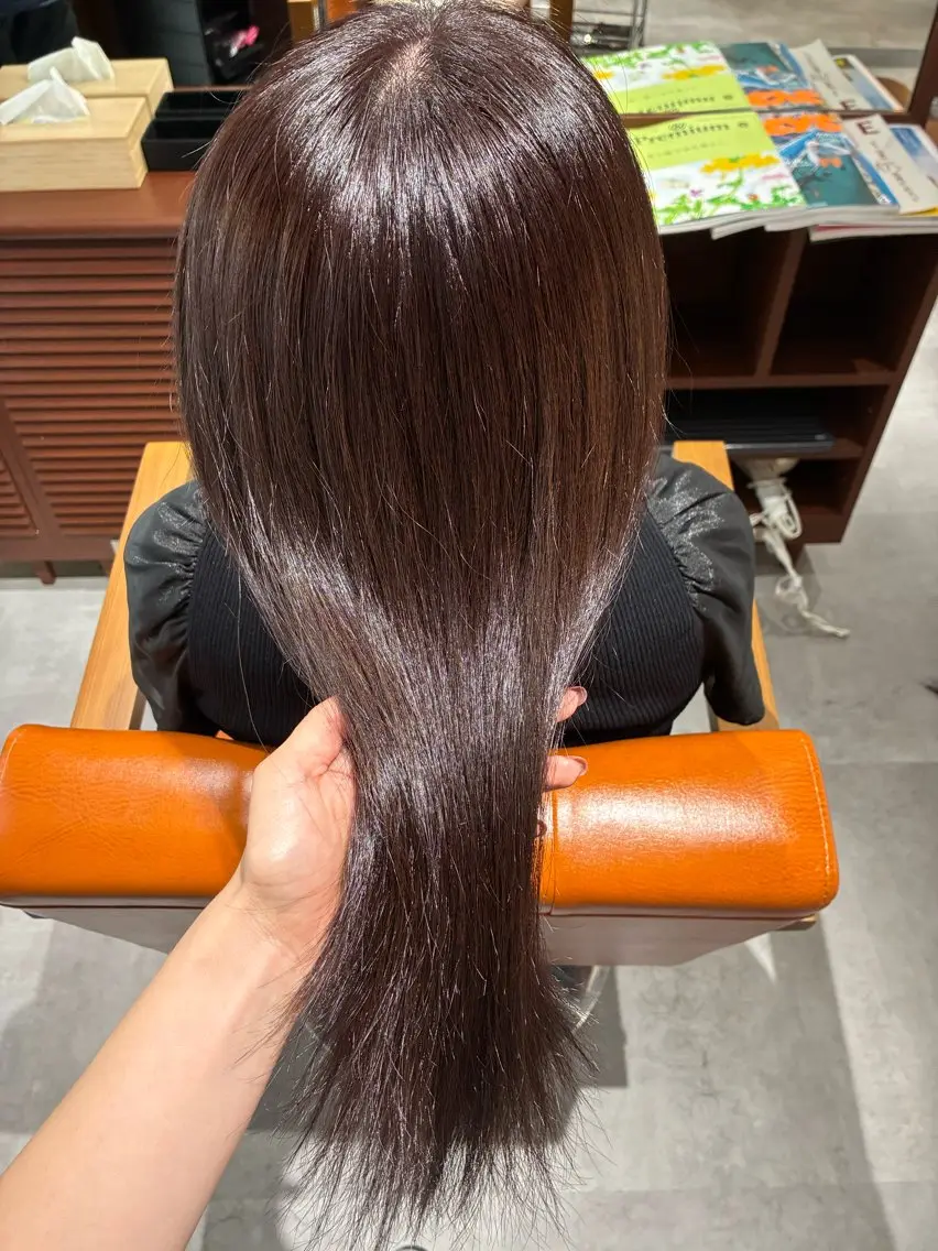セミロング カラー ヘアアレンジ カット ヘアカラー トリートメント 💟Opus/ Mizuki🐕💟のヘアスタイル