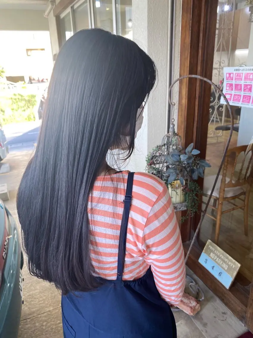 オートクチュールカット+マイクロバブル付きケアトリートメントの写真