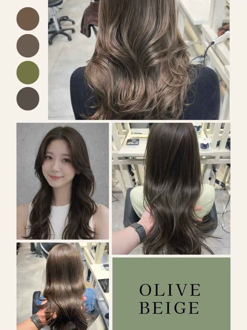 ロング カット ヘアカラー トリートメント 恵比寿韓国レイヤー× 艶透明感カラー大場のヘアスタイル