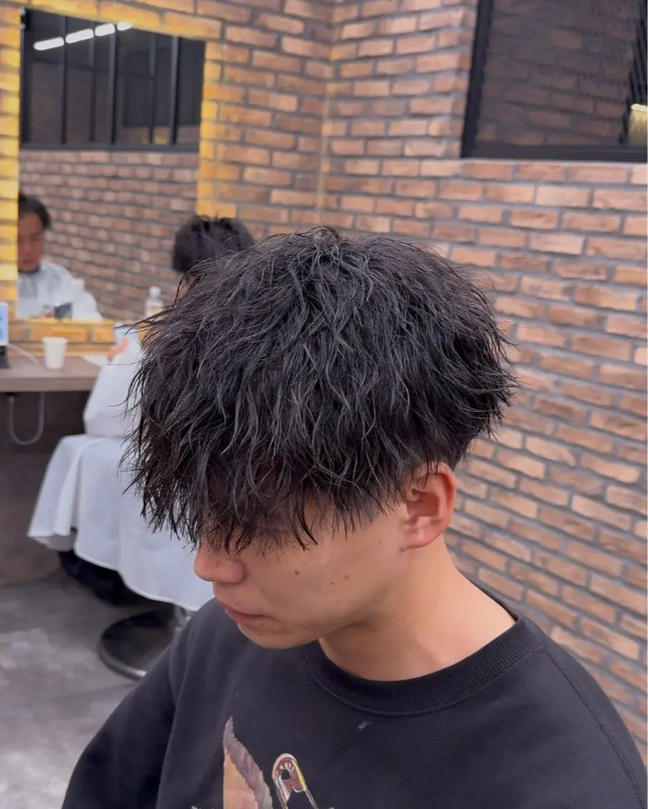 パーマ メンズ カット パーマ パーマ特化/ MANARUのヘアスタイル