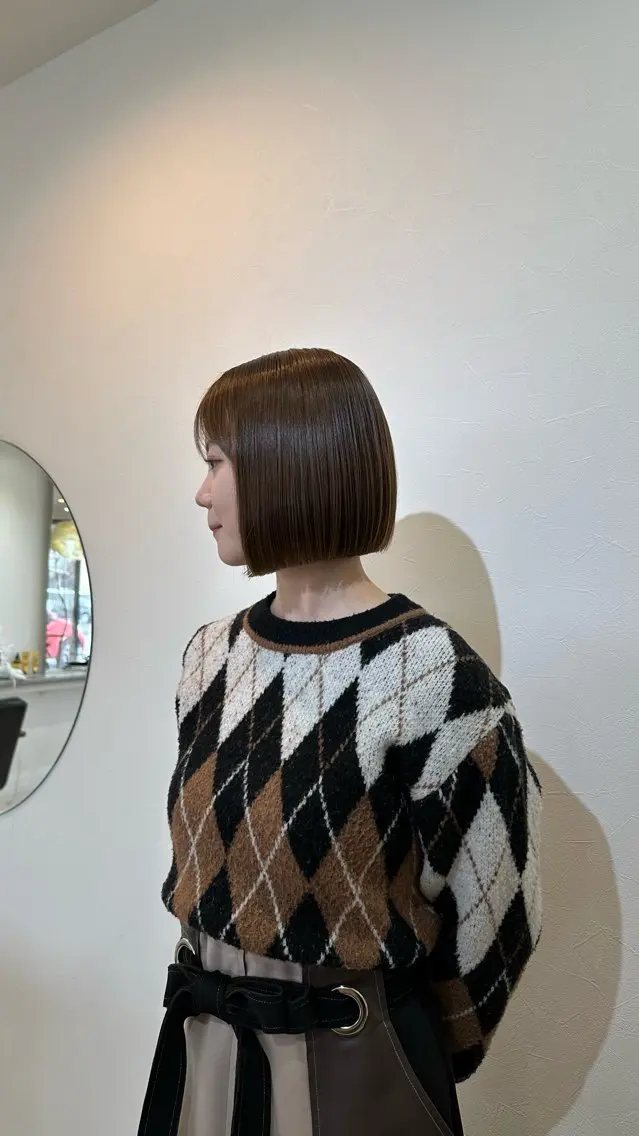ショート カラー カット ヘアカラー トリートメント enrichミヤモト ヒロヤのヘアスタイル