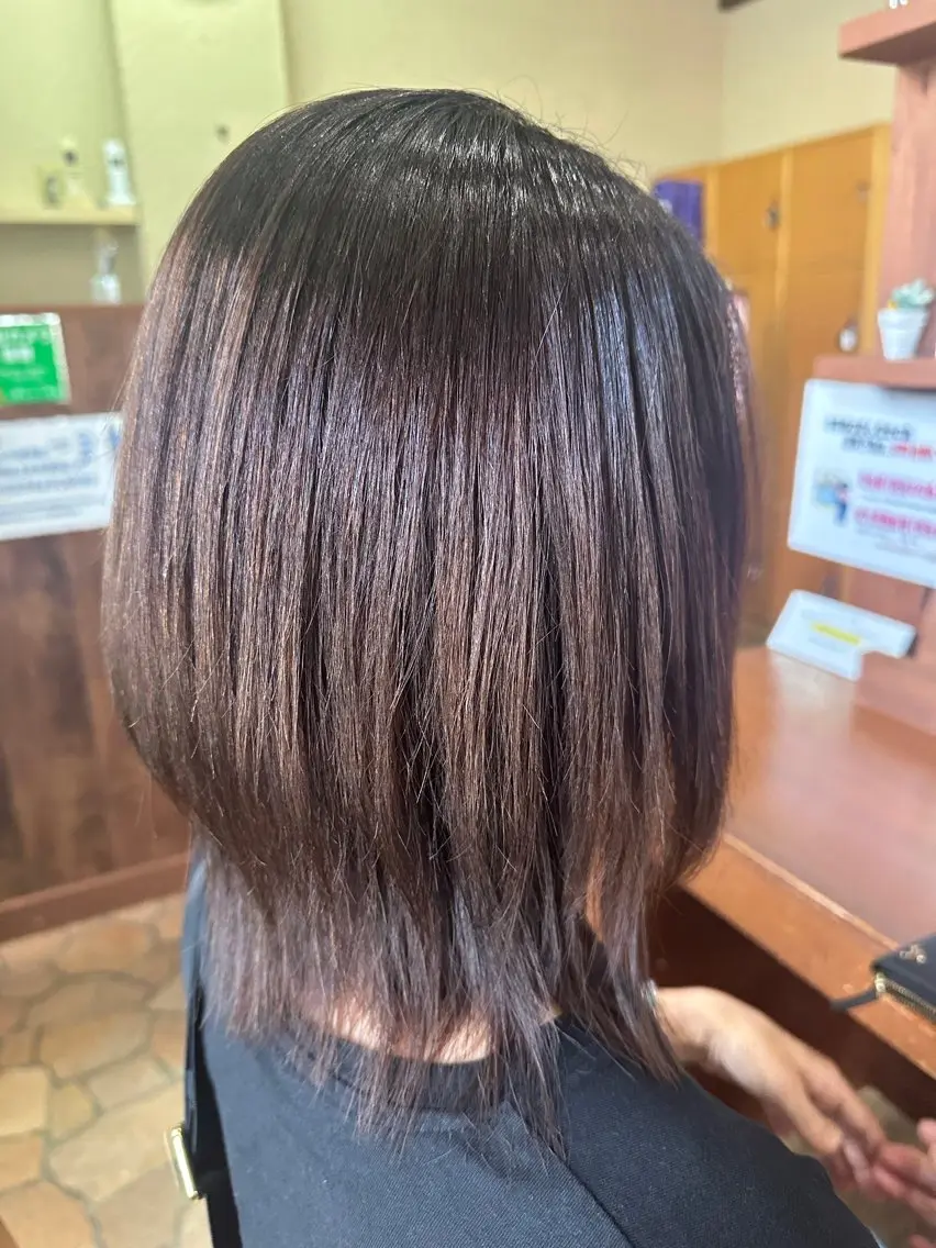 ミディアム 新田 甲のヘアスタイル