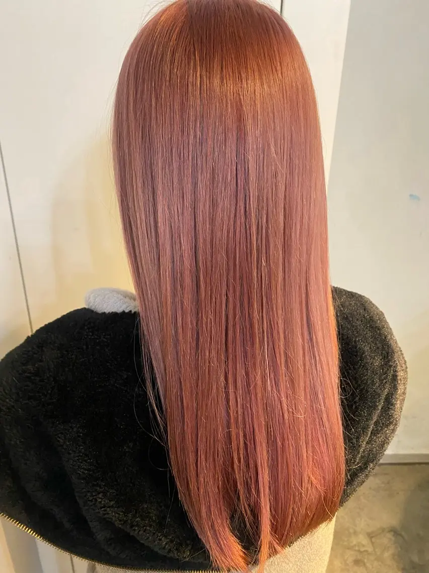 セミロング ヘアカラー GINZARay2 風本朱里🐥のヘアスタイル