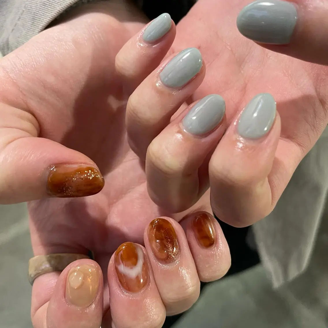 ネイル シンプルネイル SOL　nail イマナカのネイルデザイン