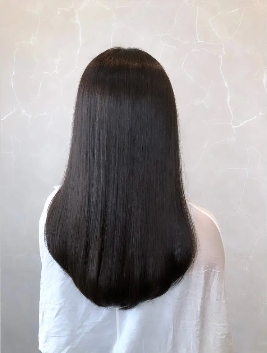 🫧クセが気になる方へ🫧Premium艶髪ストレート➕カット ➕ケアカラー➕4stepトリートメントの写真
