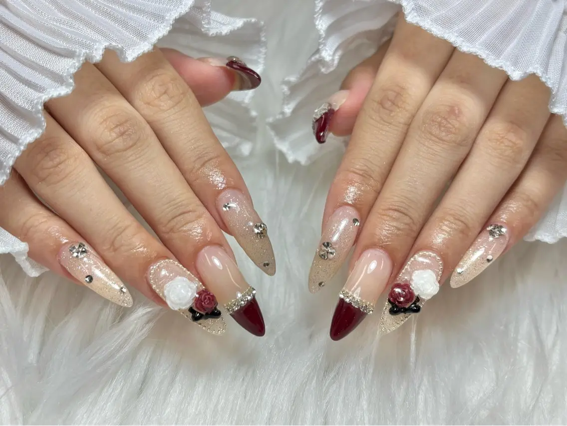 【口コミ割‼️】【オフなし】ハンド◆チップ長さだし10本持ち込み画像OK🙆🏻‍♀️120分オーダーコース🤍の写真